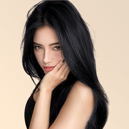 3*5" Bionic Scalp Top Dark Black Human Hair Topper segohair.com