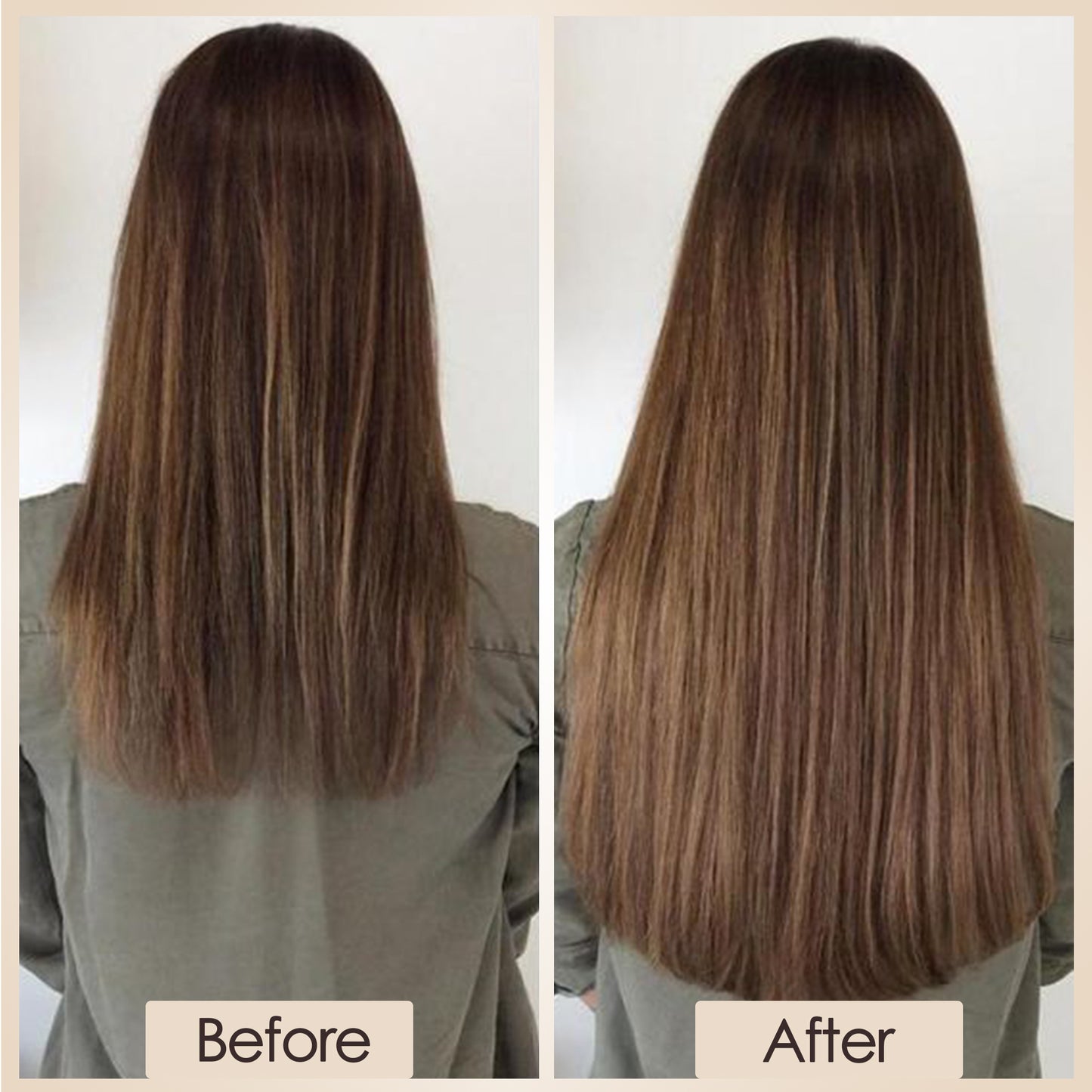 Medium Brown Clip In Hair Extensions 8 PCS segohair.com