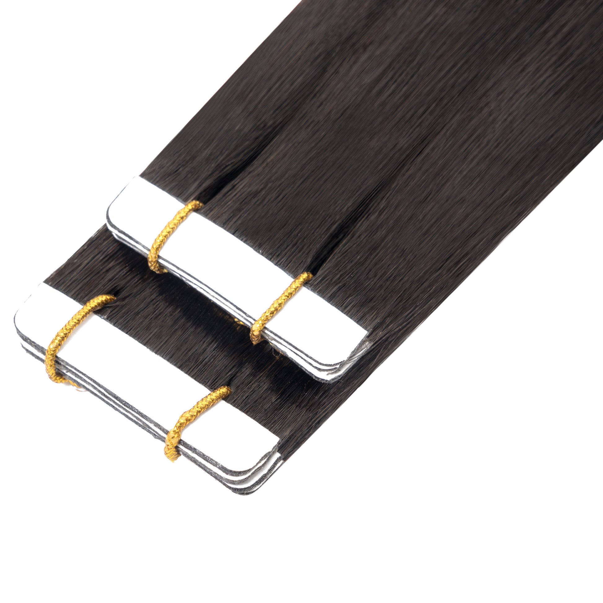 Invisible Tape-In Hair Extensions Natural Black segohair.com