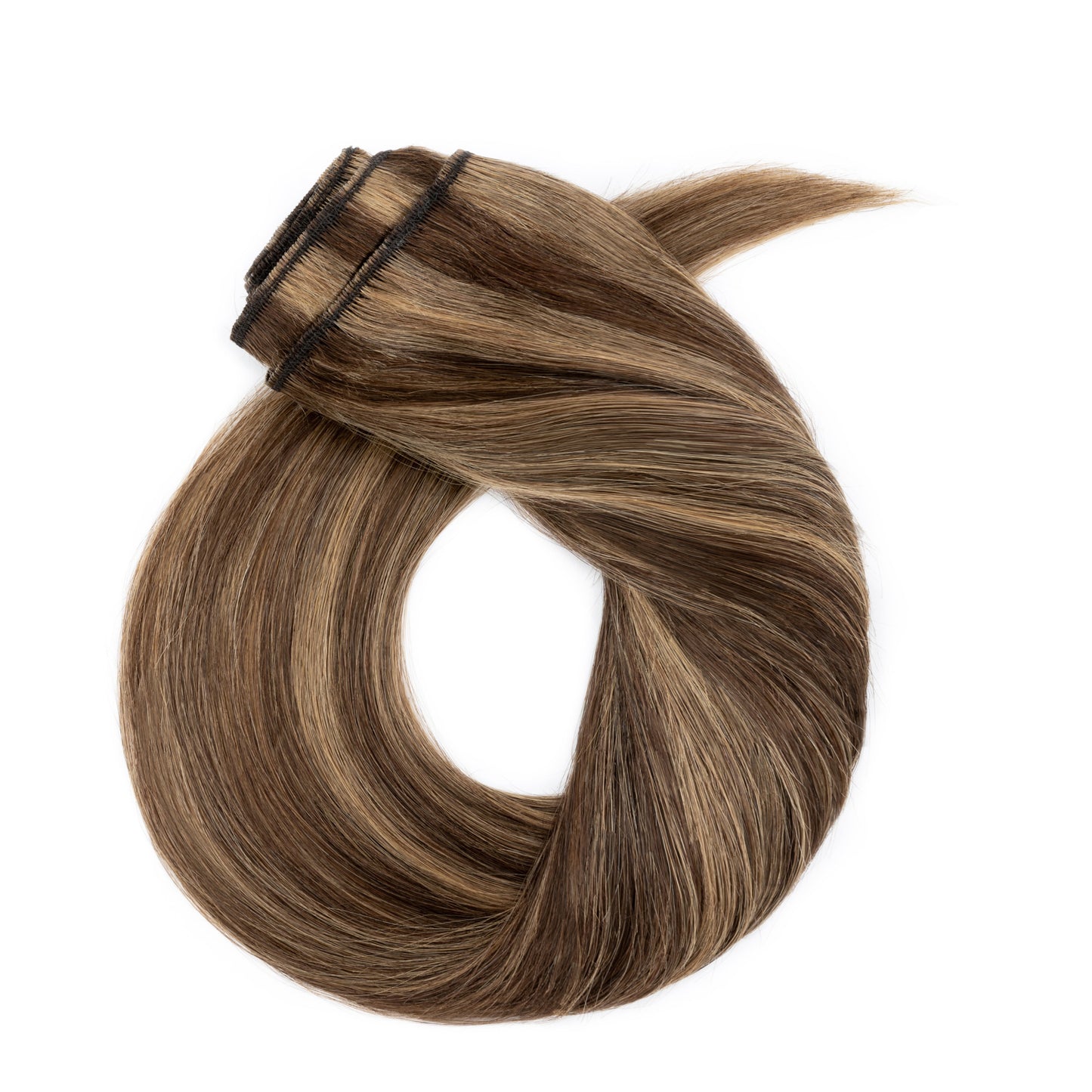 SEGOHAIR 8pcs Clip In Hair Extensions Real Human Hair Chocolate Brown Strawberry Honey Blonde segohair.com
