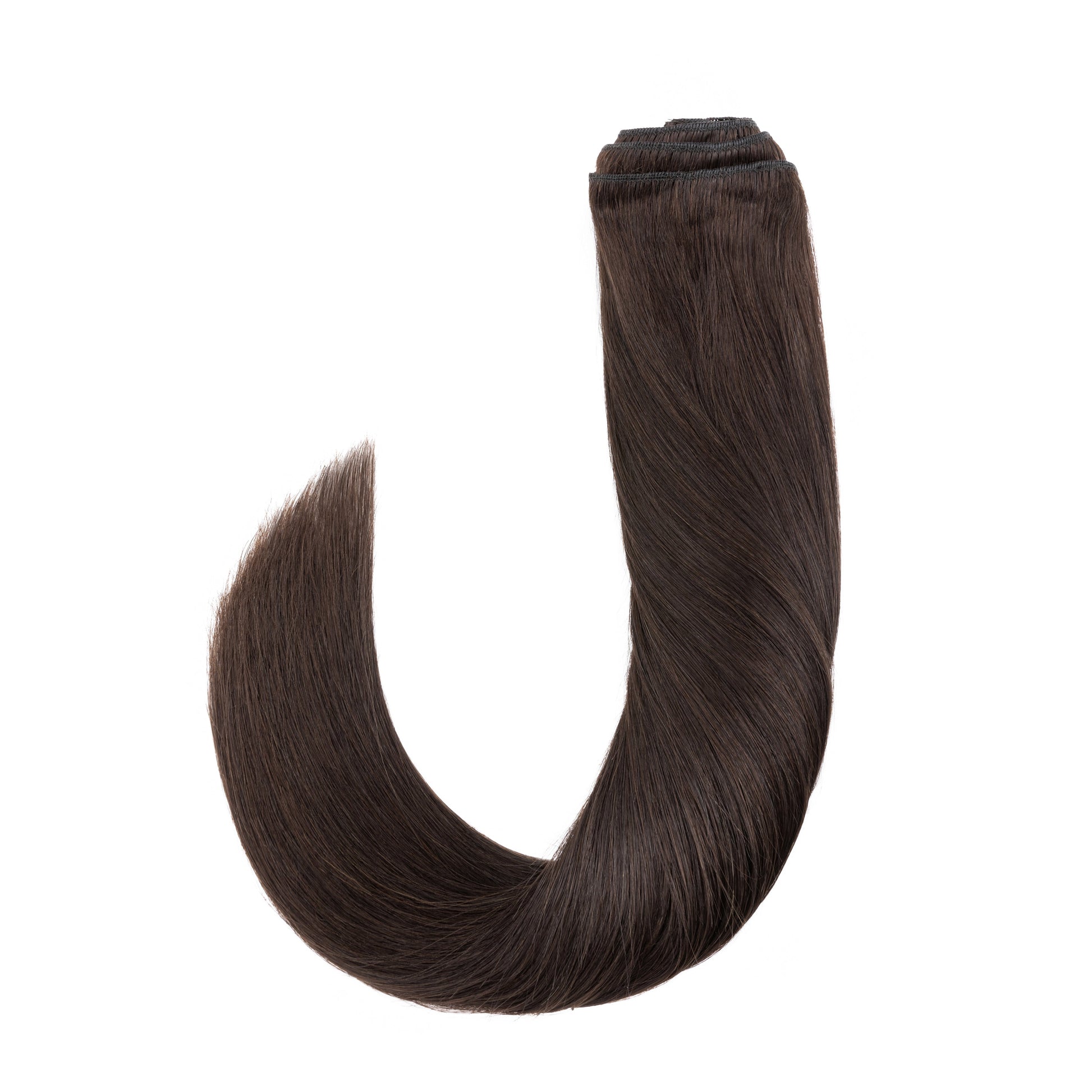 SEGOHAIR 8pcs Clip In Hair Extensions Real Human Hair Dark Brown segohair.com