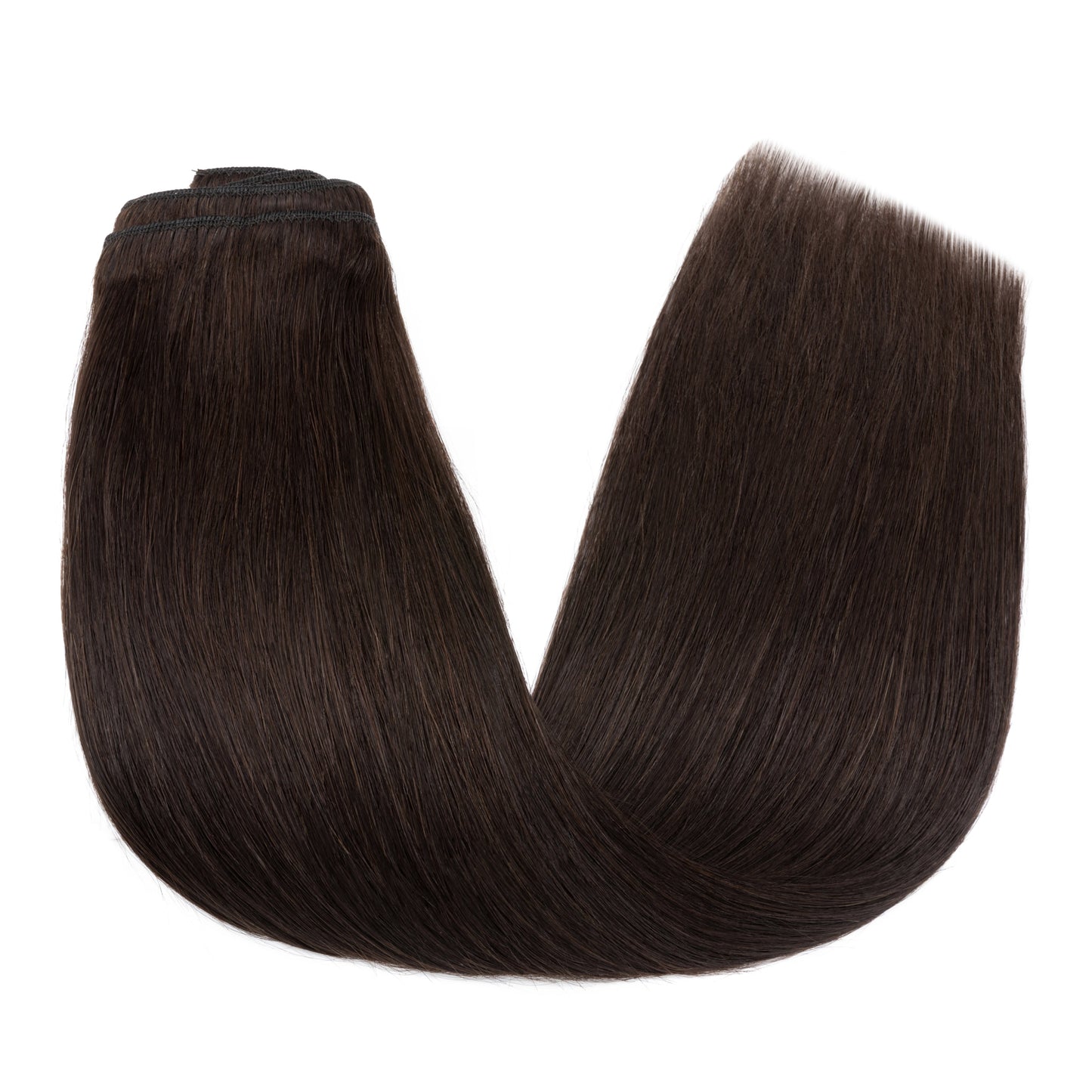 SEGOHAIR 8pcs Clip In Hair Extensions Real Human Hair Dark Brown segohair.com