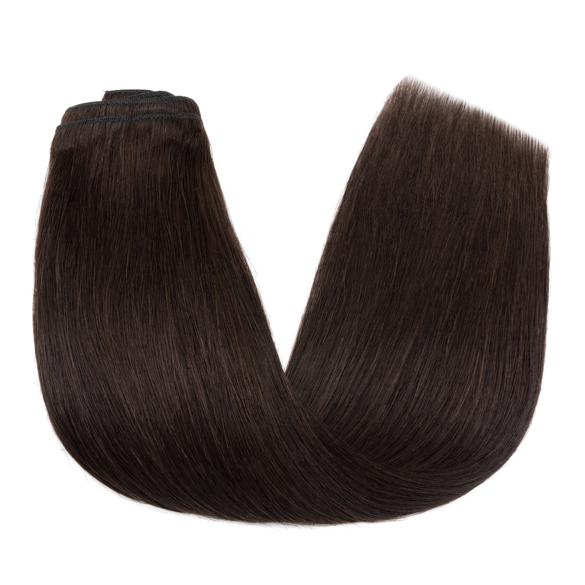 SEGOHAIR 8pcs Clip In Hair Extensions Real Human Hair Dark Brown segohair.com