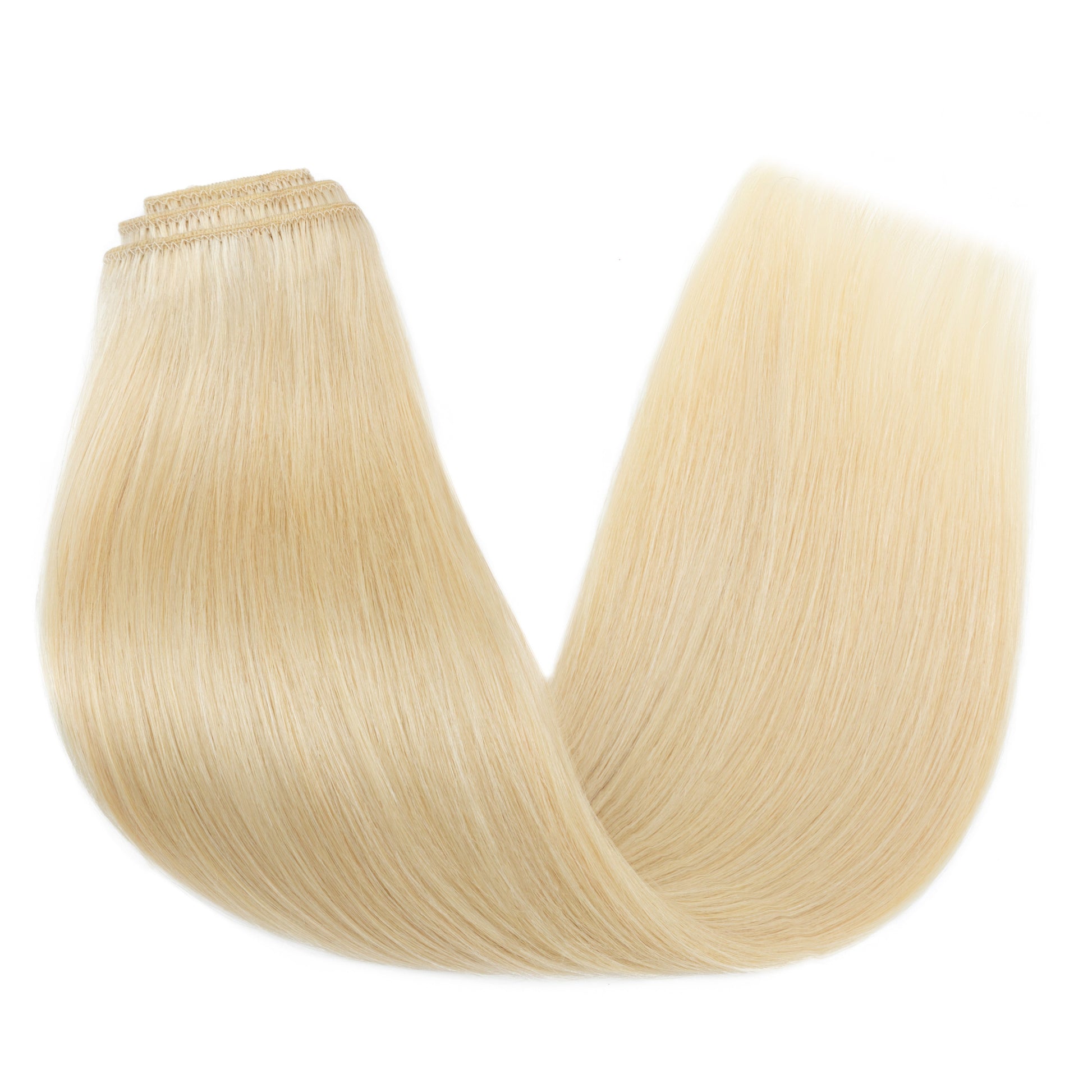 SEGOHAIR 8pcs Clip In Hair Extensions Real Human Hair Platinum Blonde segohair.com
