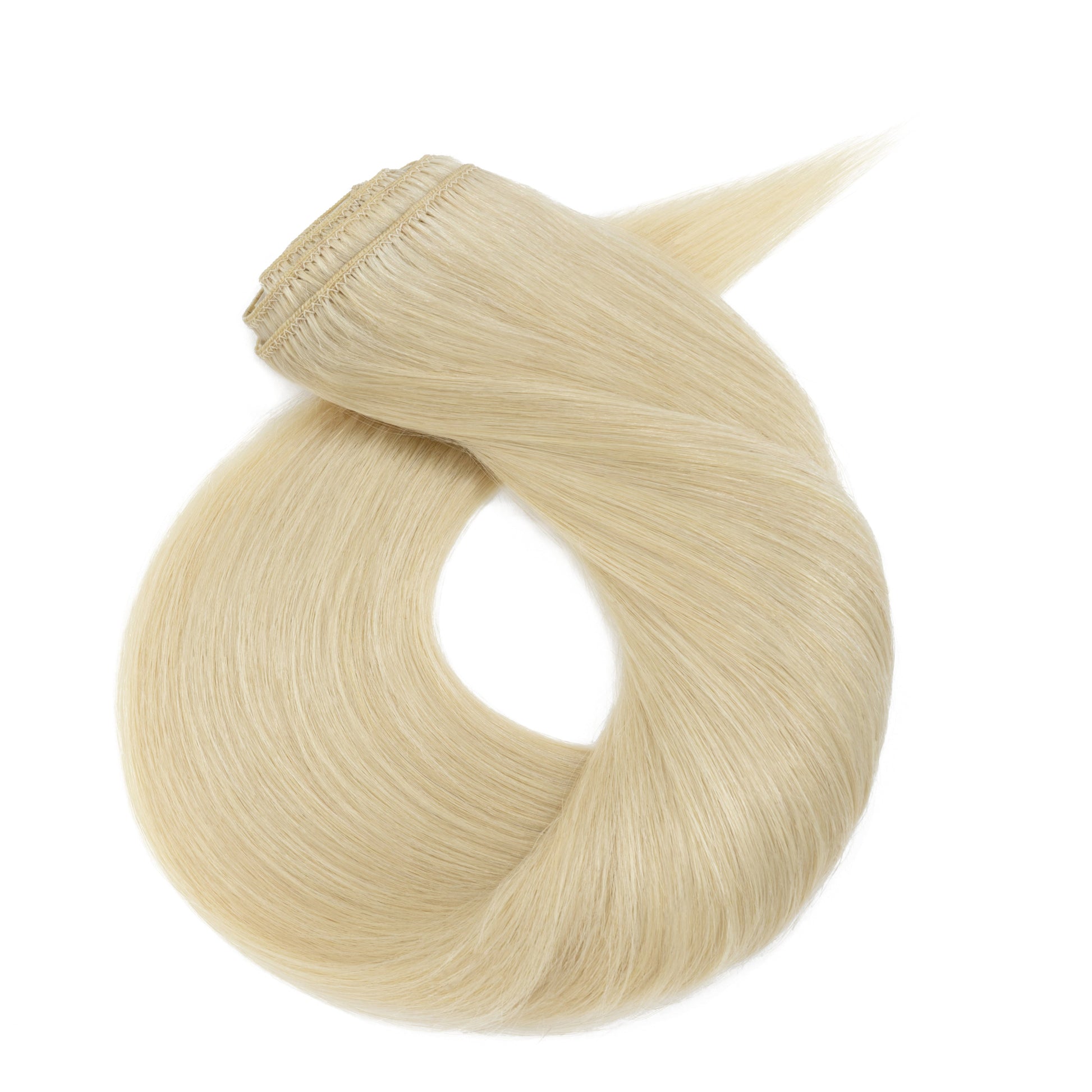 SEGOHAIR 8pcs Clip In Hair Extensions Real Human Hair Platinum Blonde segohair.com