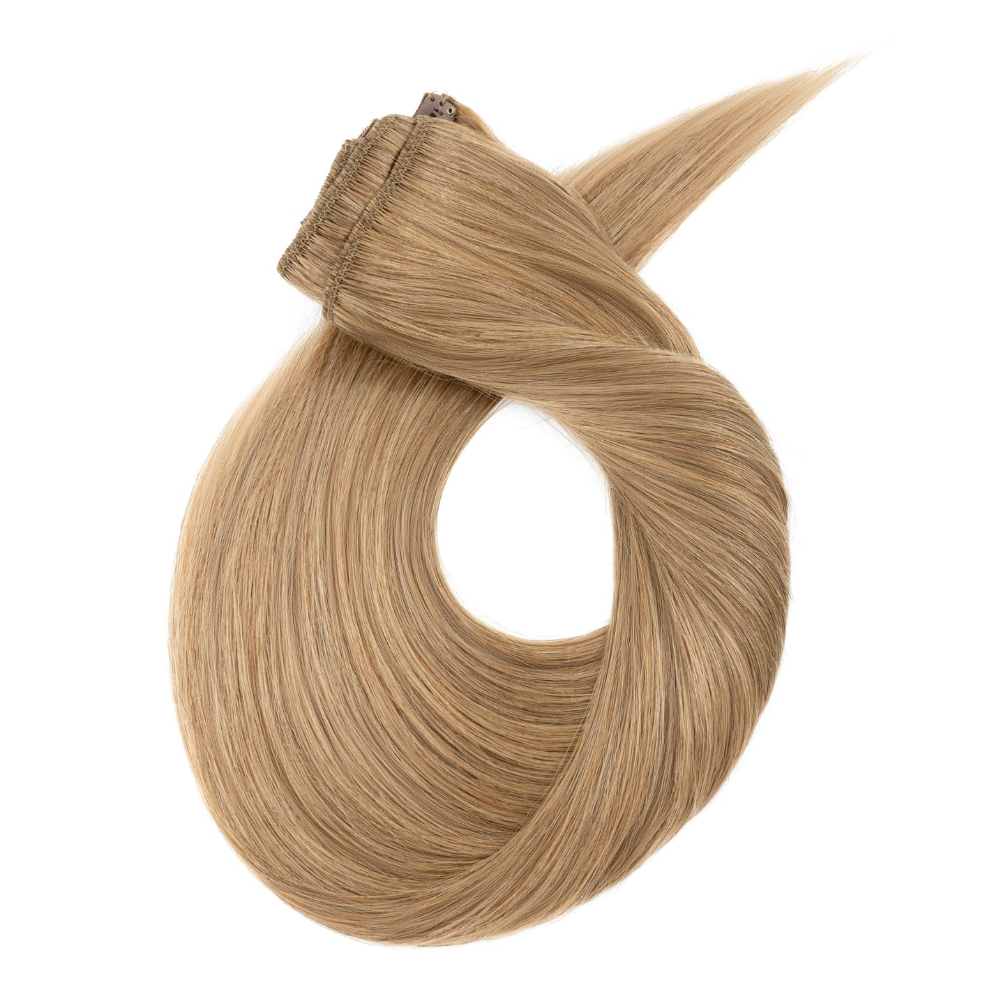 SEGOHAIR 8pcs Clip In Hair Extensions Real Human Hair Strawberry Honey Blonde segohair.com