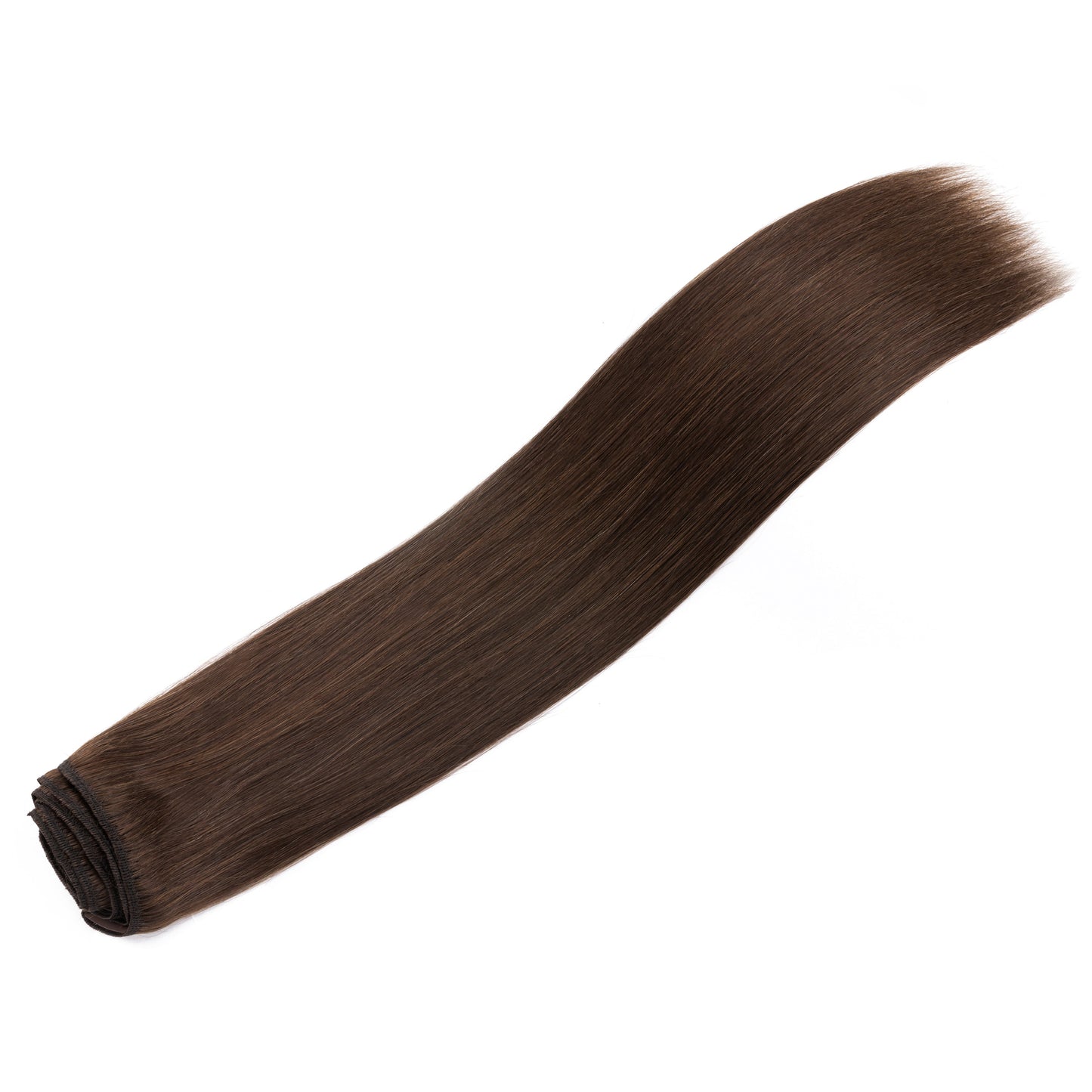SEGOHAIR Clip In Hair Extensions Real Human Hair Light Weight Chocolate Brown segohair.com