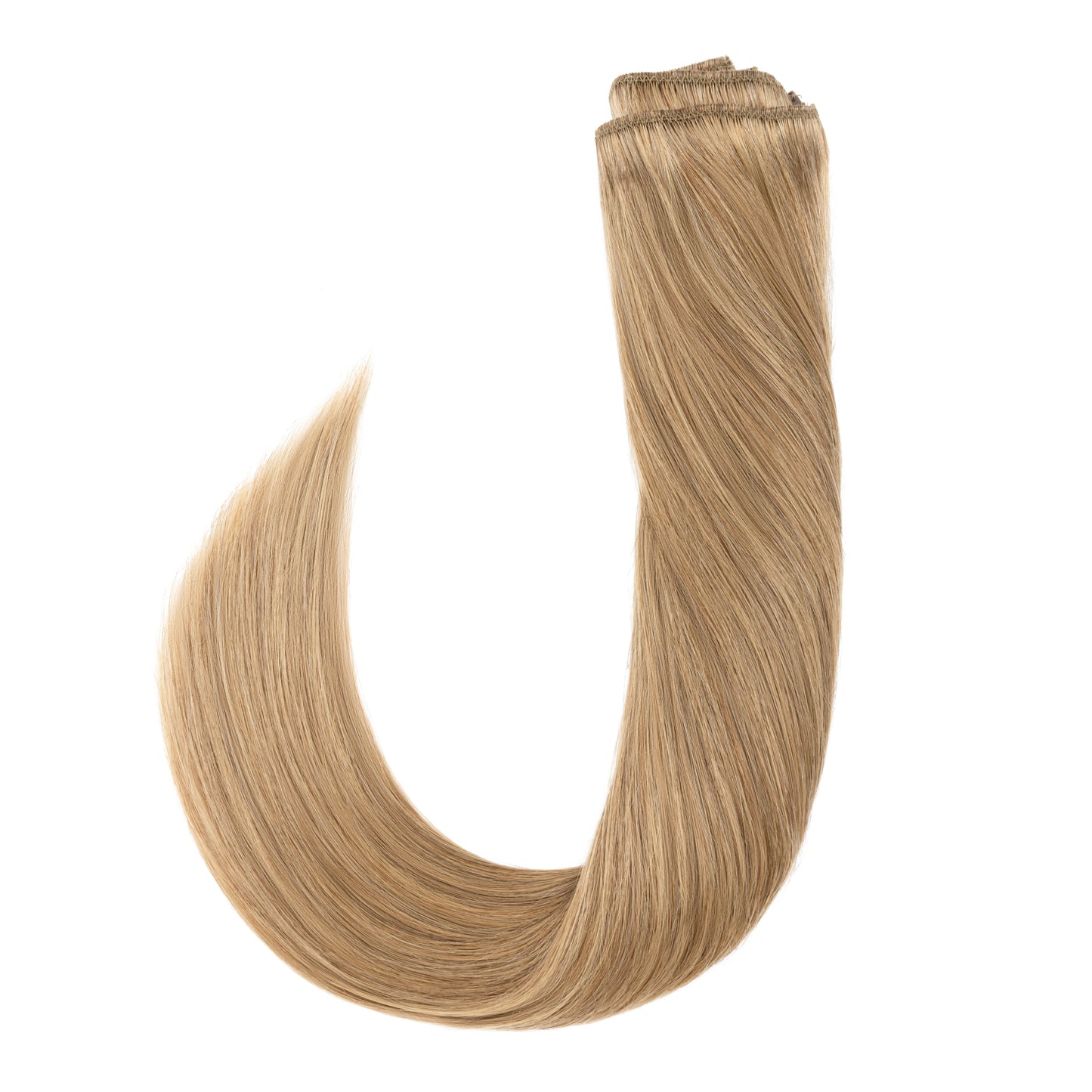 SEGOHAIR Clip In Hair Extensions Real Human Hair Light Weight Strawberry Honey Blonde segohair.com