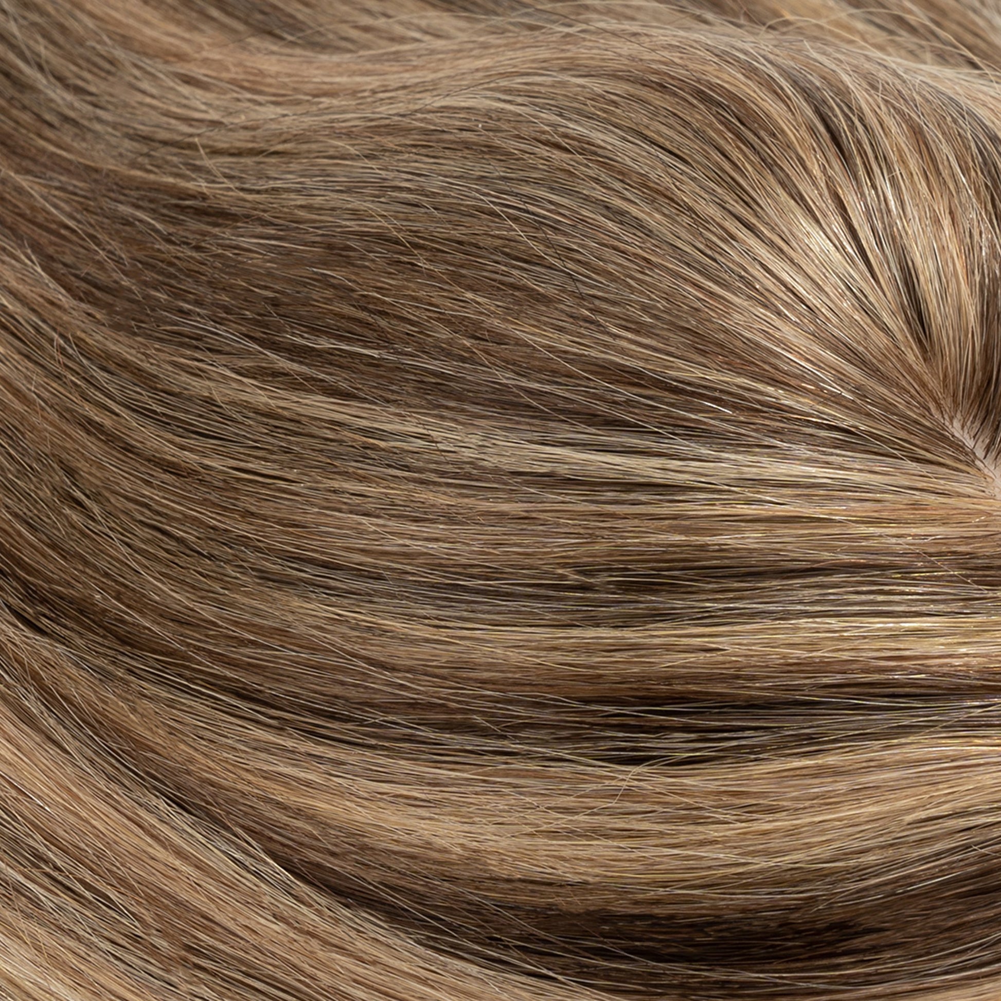 3x5" Bionic Scalp Top Medium Brown Honey Blonde Highlight Human Hair Topper segohair.com