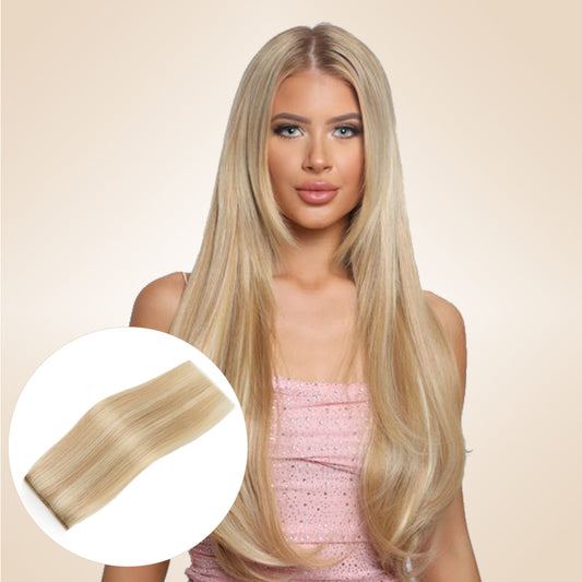 Ash Brown Blonde Highlighted Thinning Hair Fill-Ins segohair.com