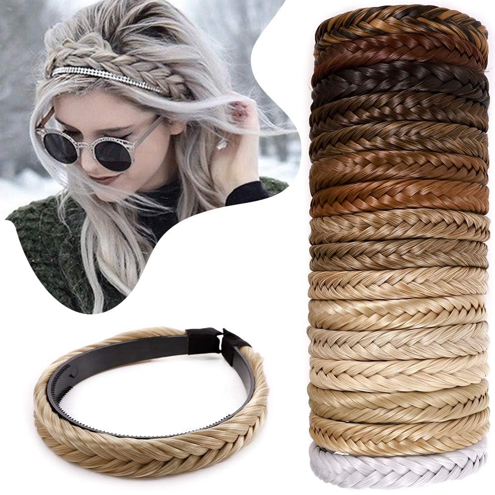 Braided Headband With Teeth Fishtail Braids Hairband