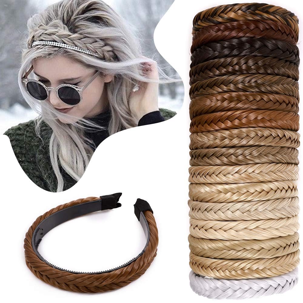 Braided Headband With Teeth Fishtail Braids Hairband