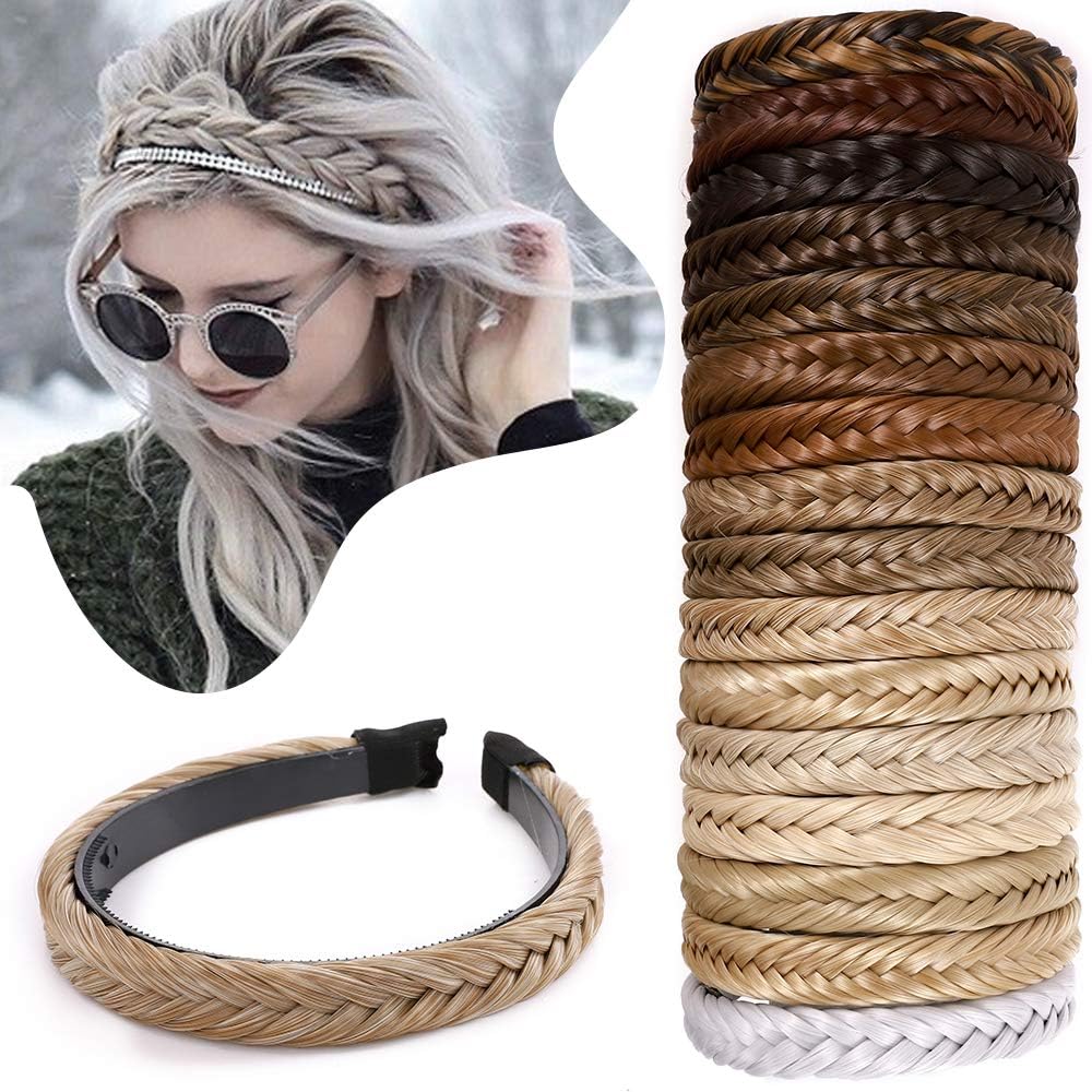 Braided Headband With Teeth Fishtail Braids Hairband