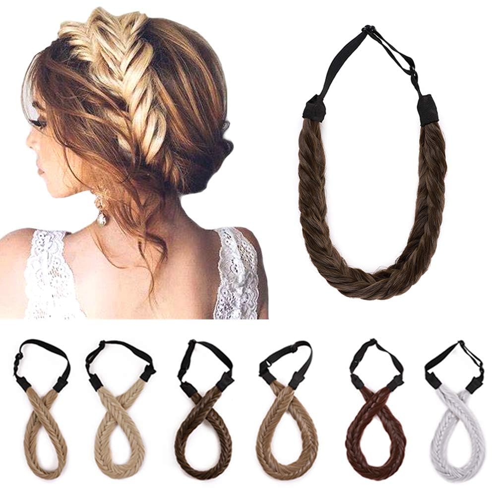 Braided Headband With Teeth Fishtail Braids Hairband