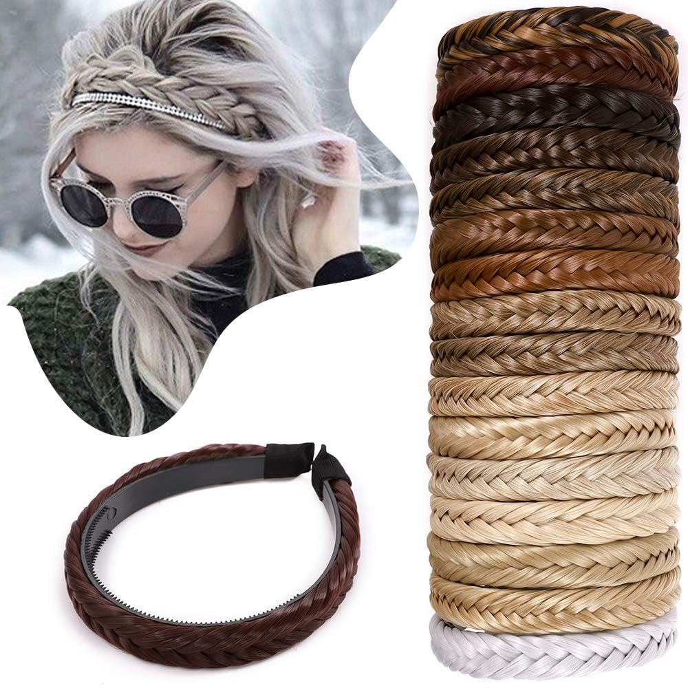 Braided Headband With Teeth Fishtail Braids Hairband