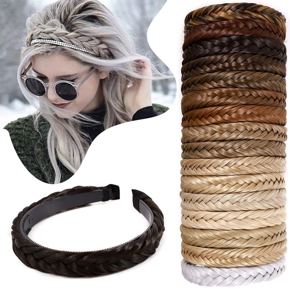 Braided Headband With Teeth Fishtail Braids Hairband