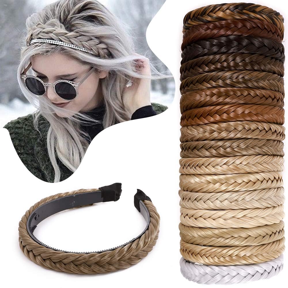 Braided Headband With Teeth Fishtail Braids Hairband