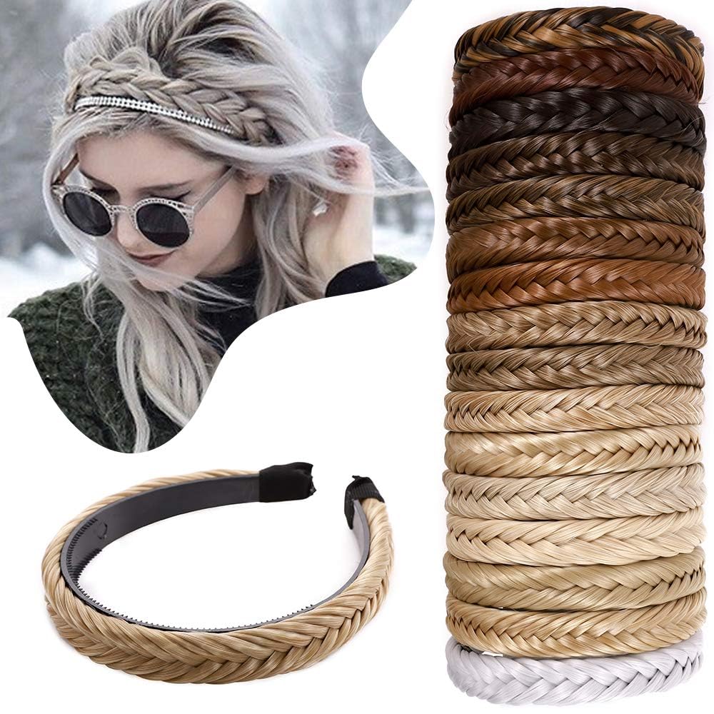 Braided Headband With Teeth Fishtail Braids Hairband