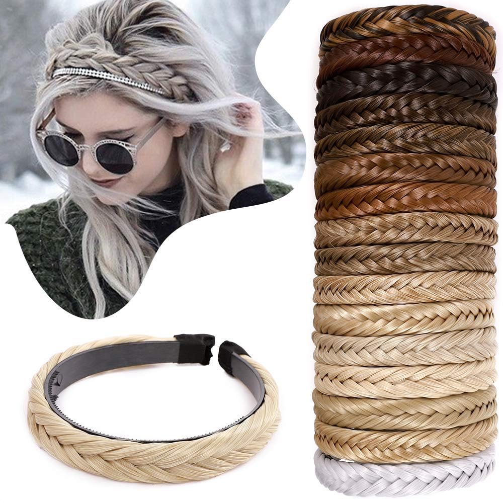 Braided Headband With Teeth Fishtail Braids Hairband