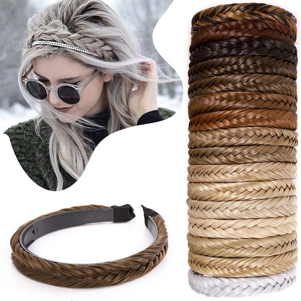 Braided Headband With Teeth Fishtail Braids Hairband