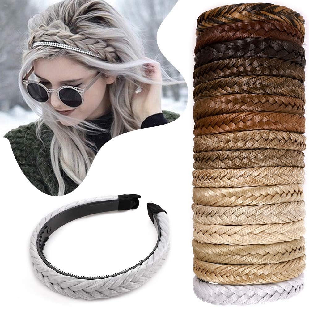 Braided Headband With Teeth Fishtail Braids Hairband