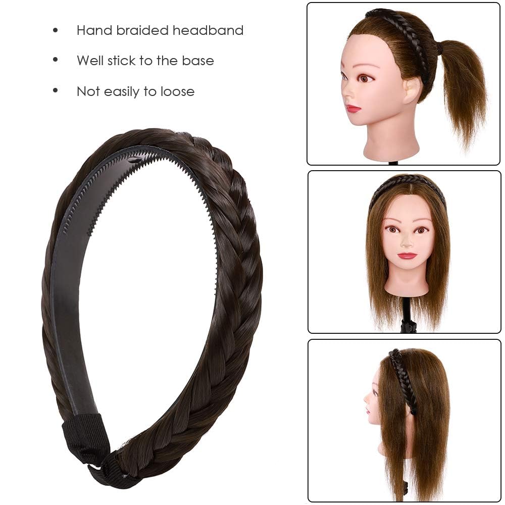 Braided Headband With Teeth Fishtail Braids Hairband