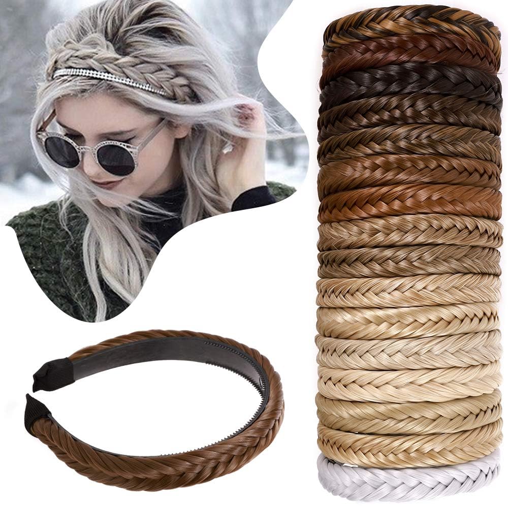 Braided Headband With Teeth Fishtail Braids Hairband