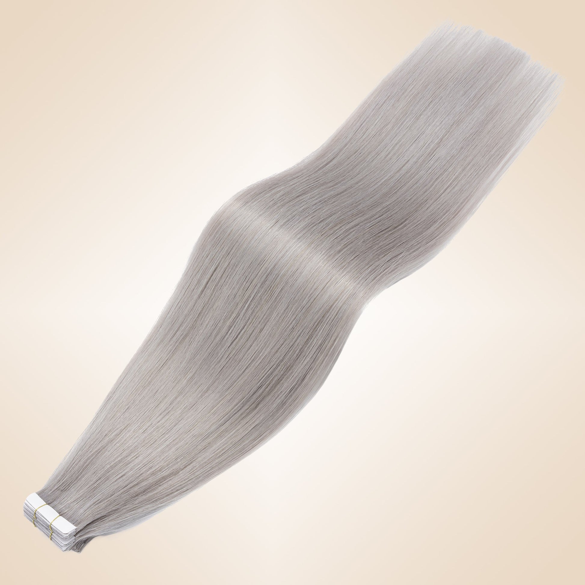 Grey Color Tape in Hair Extensions Invisible Weft 10 PCS segohair.com