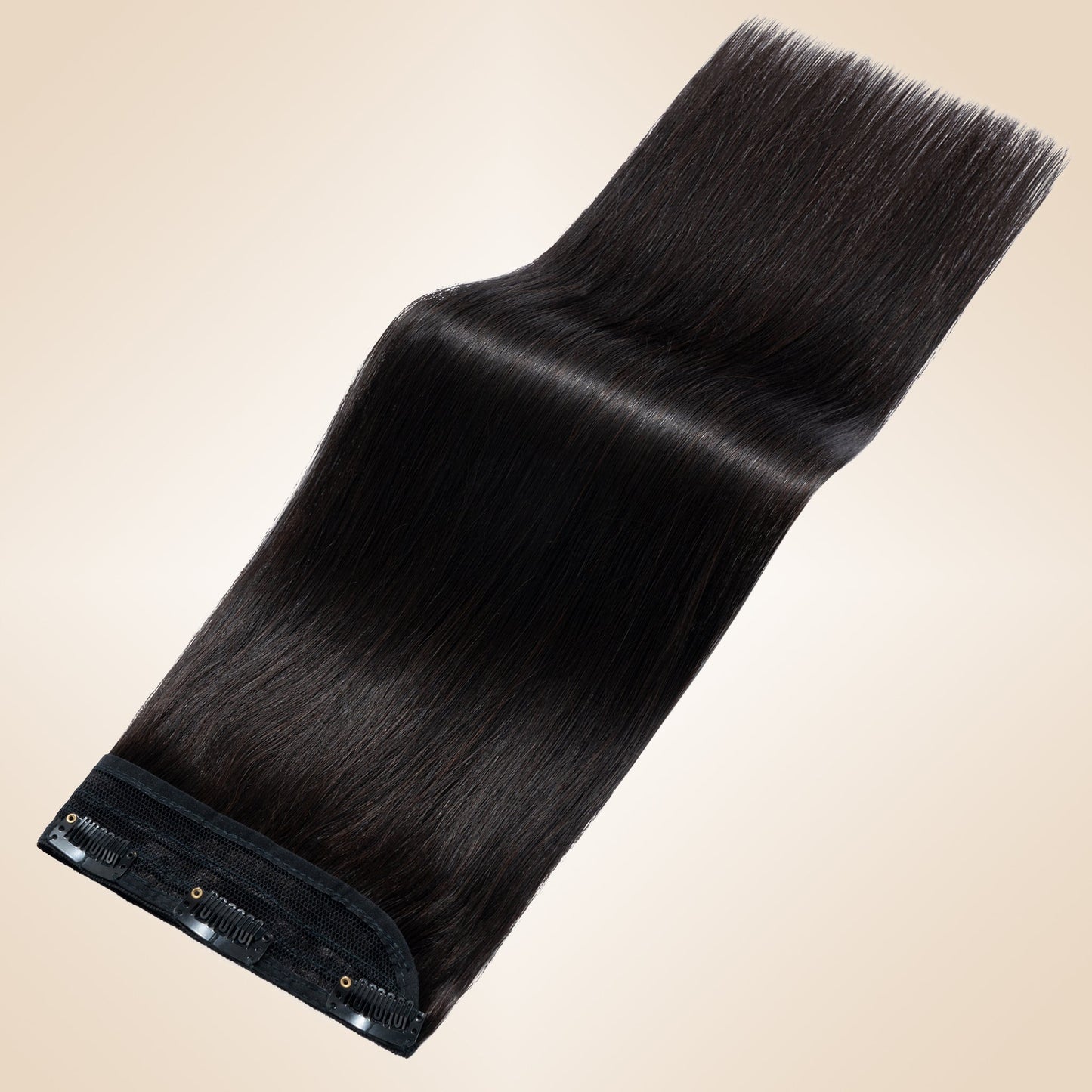 Light Lift Volume Natural Black One Piece Clip In Hair Extension segohair.com