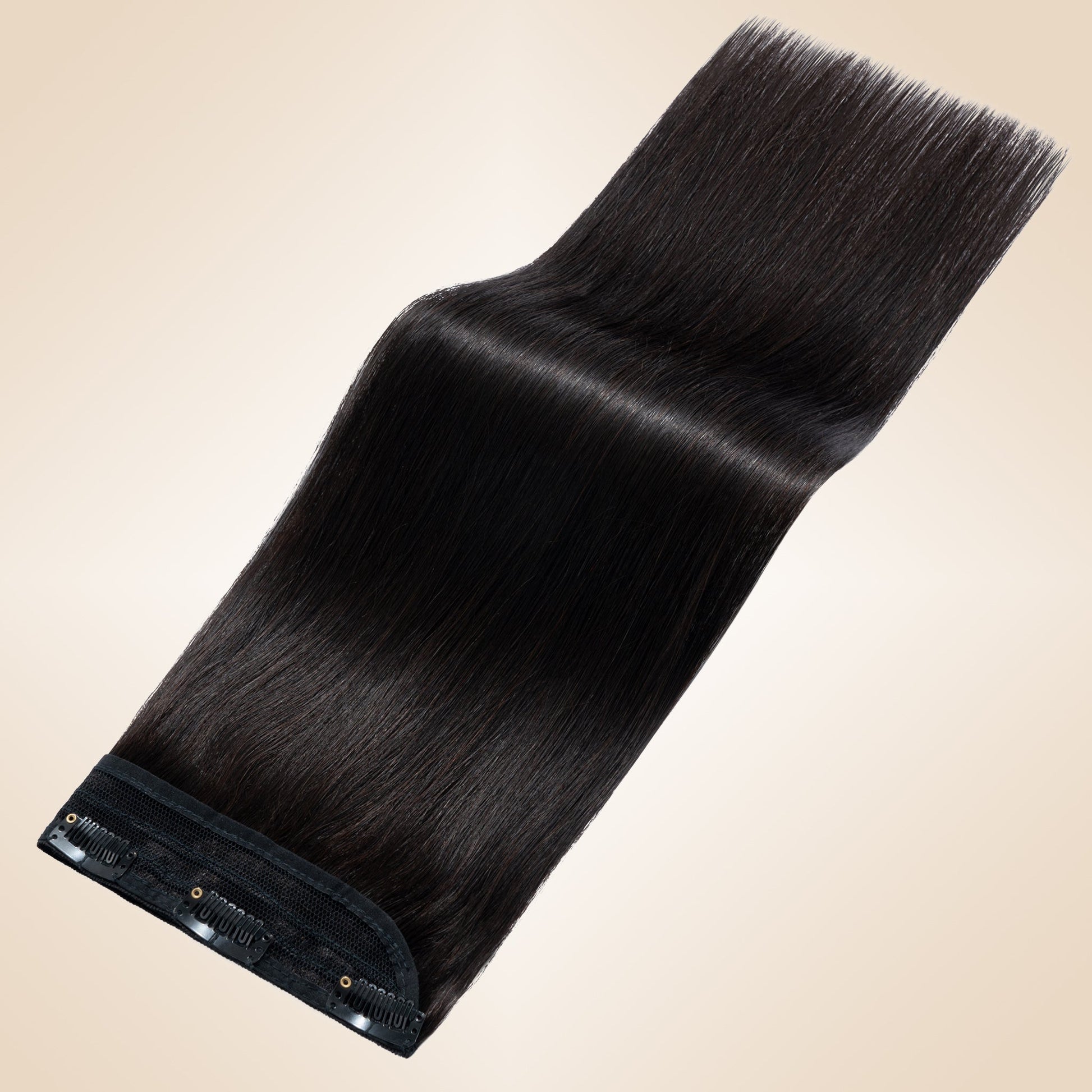 Light Lift Volume Natural Black One Piece Clip In Hair Extension segohair.com
