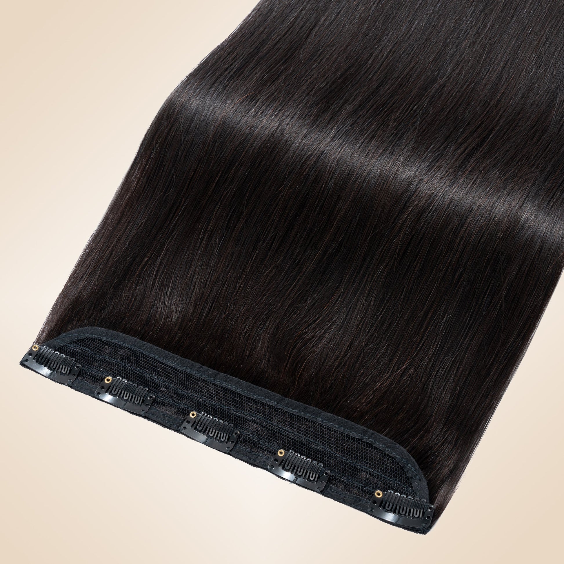 Light Lift Volume Natural Black One Piece Clip In Hair Extension segohair.com