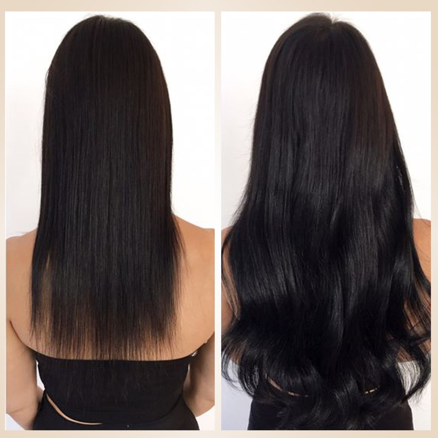 Lightweight Natural Black Tape In Hair Extensions Invisible Weft 20 PCS segohair.com