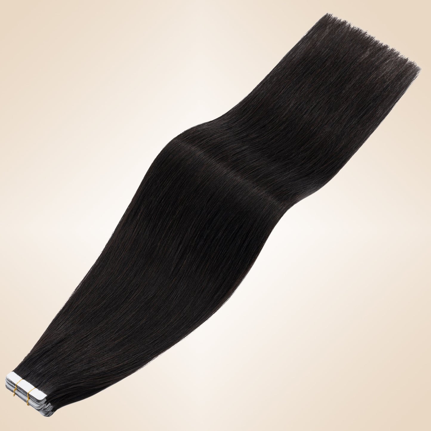 Lightweight Natural Black Tape In Hair Extensions Invisible Weft 20 PCS segohair.com