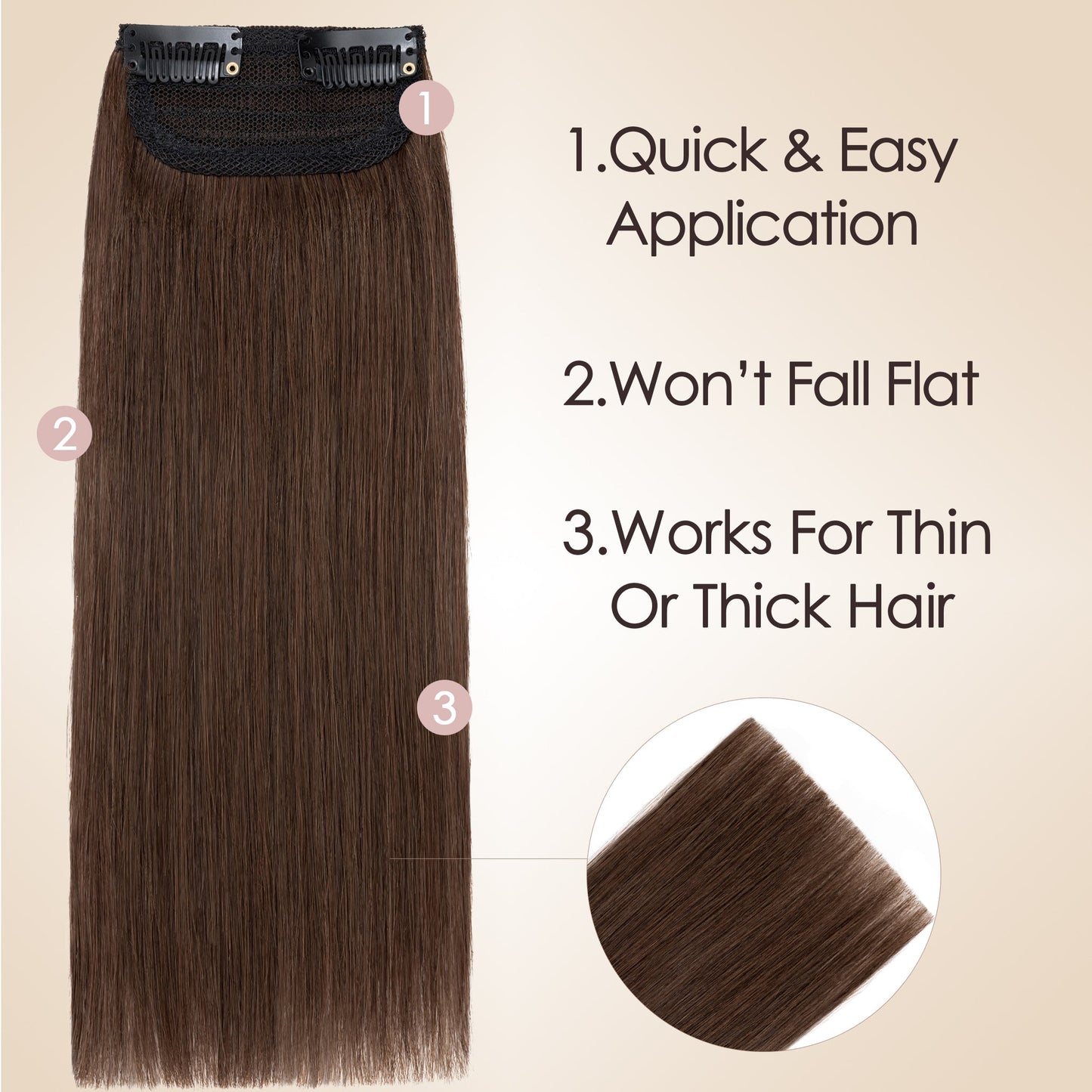 Medium Brown Thinning Hair Fill-Ins segohair.com