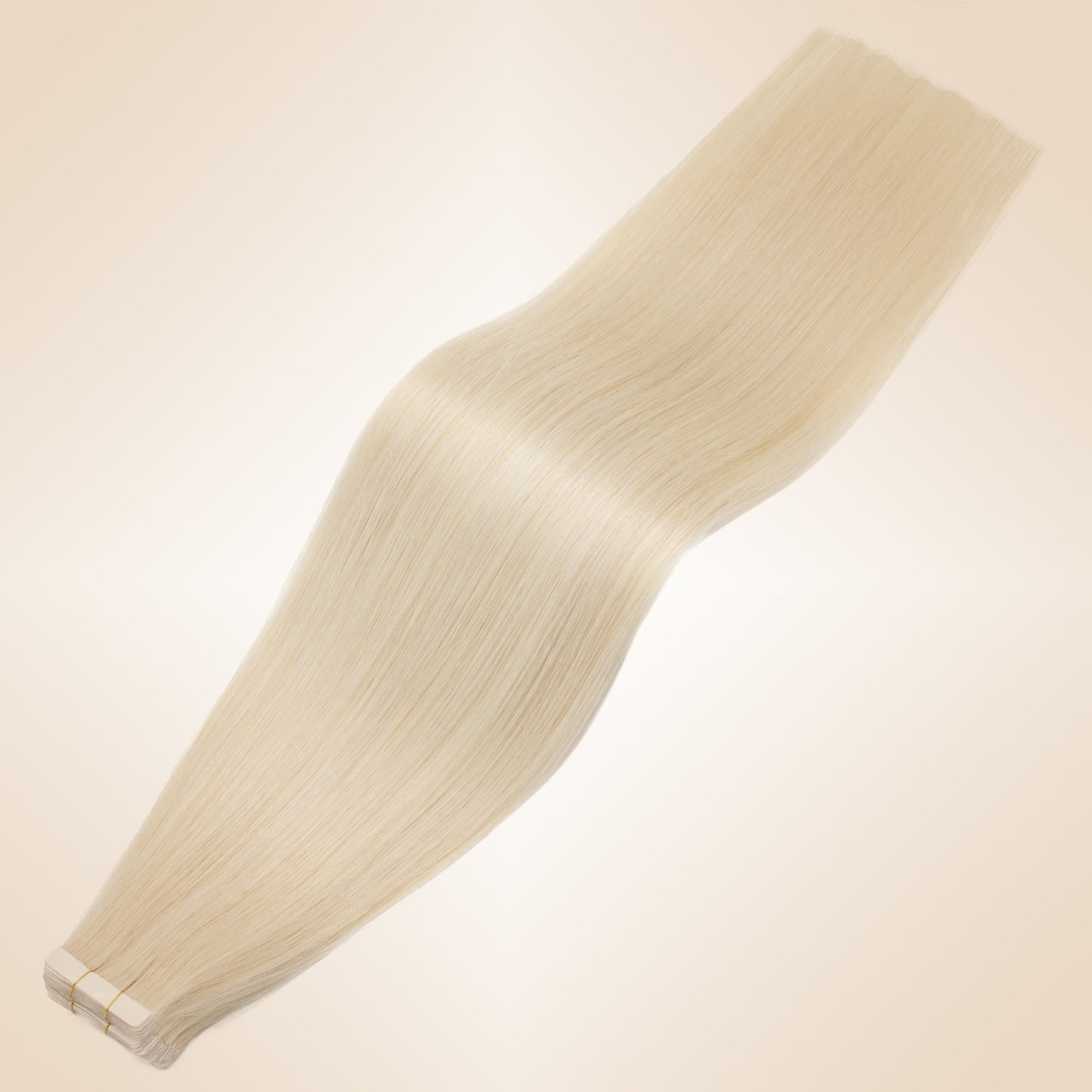 Platinum Blonde Tape in Hair Extensions Invisible Weft 10 PCS segohair.com