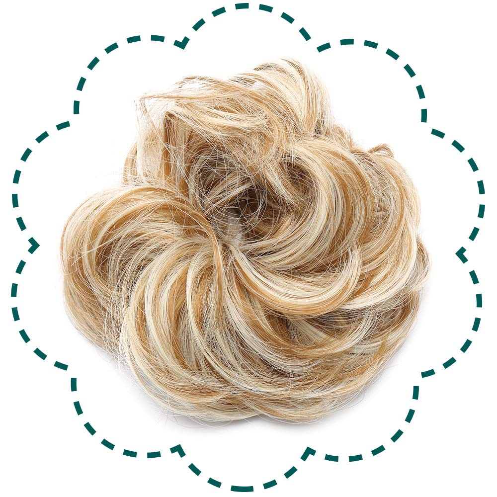 Synthetic Hair Bun Scrunchy Messy Donut Wavy 30g