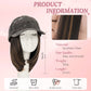 SEGO Women's 6 Inch Baseball Cap Full Wig segohair.com