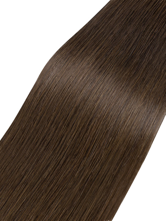 Invisible Tape-In Hair Extensions Chocolate Brown