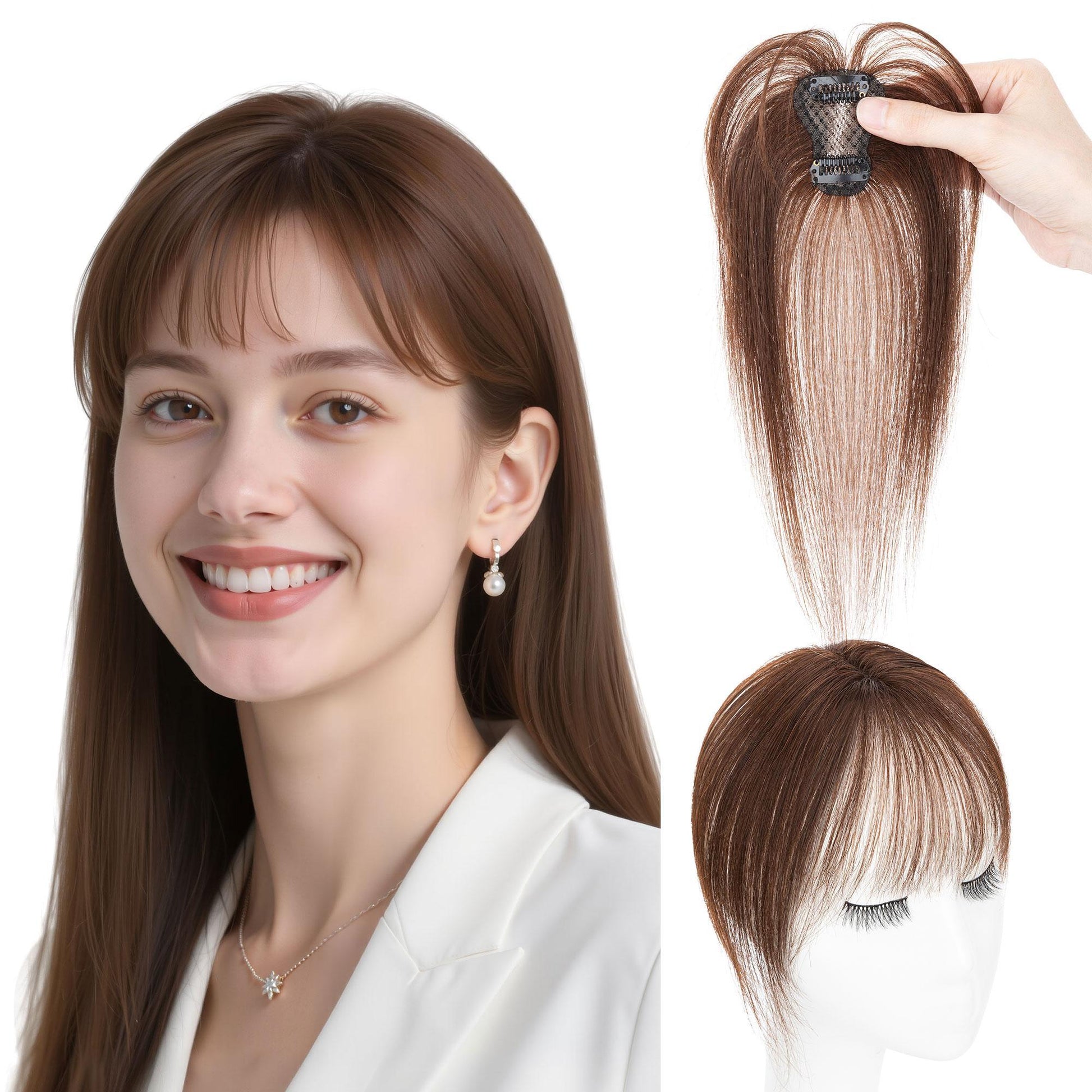 SEGO 100% Real Human Hair Topper for Women