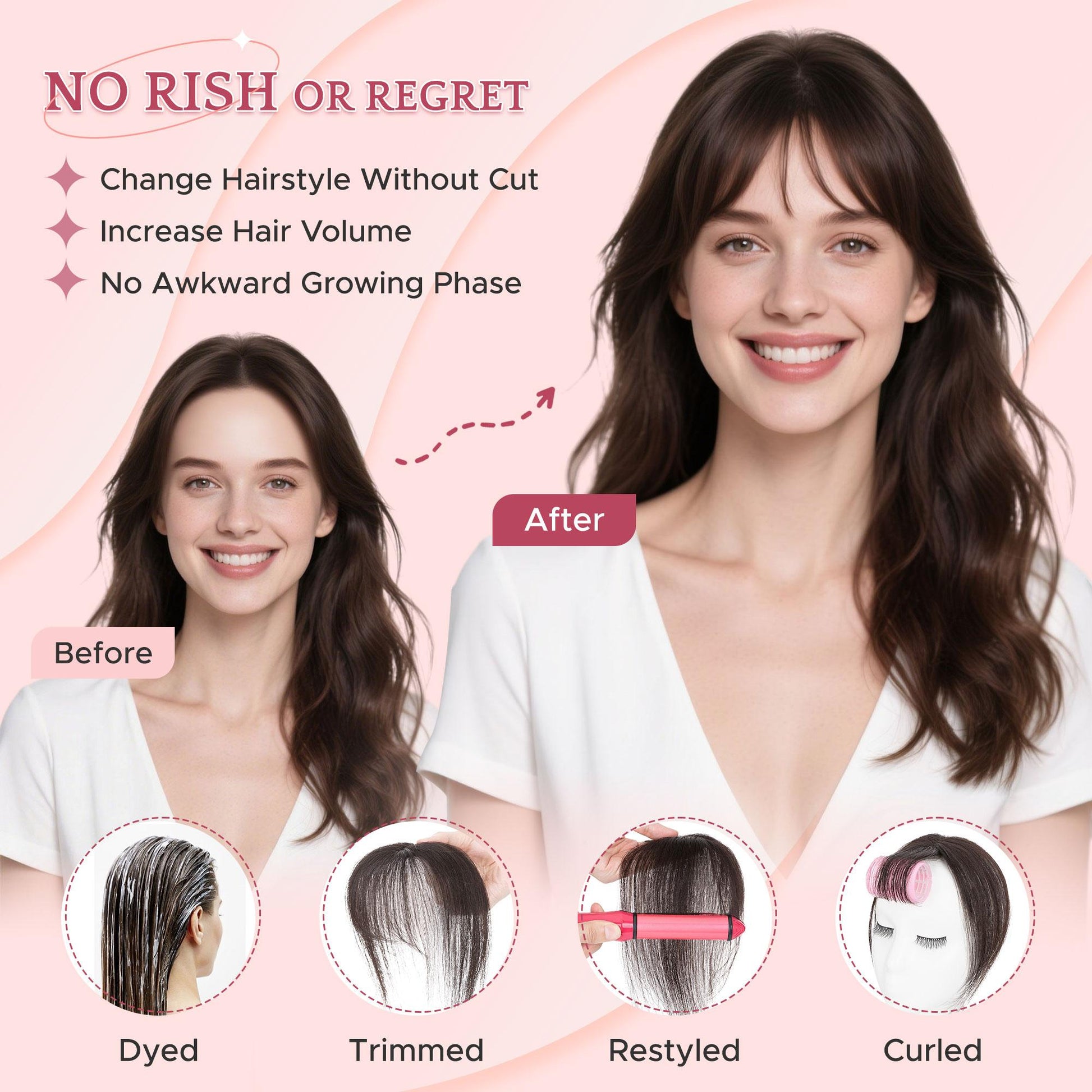 SEGO 100% Real Human Hair Topper for Women