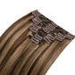 SEGOHAIR 8pcs Clip In Hair Extensions Real Human Hair Chocolate Brown Strawberry Honey Blonde segohair.com