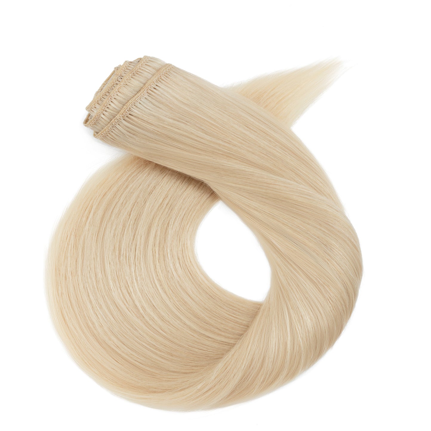 SEGOHAIR 8pcs Clip In Hair Extensions Real Human Hair Golden Blonde segohair.com