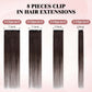 SEGOHAIR Clip In Hair Extensions Real Human Hair Light Weight Dark Brown segohair.com