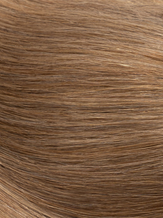 SEGOHAIR Clip In Hair Extensions Real Human Hair Light Weight Dark Linen