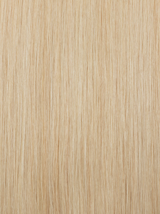 SEGOHAIR Clip In Hair Extensions Real Human Hair Light Weight Golden Blonde
