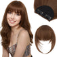 SEGOHAIR Synthetic Hair Topper with Air Curtain Clip-In Bangs 8.5x5.5