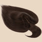 3x5" Bionic Scalp Top Dark Brown Human Hair Topper with Bangs segohair.com