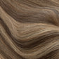 5x6" Bionic Scalp Top Mediun Brown Honey Blonde Highlight Human Hair Topper with Bangs segohair.com
