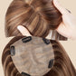 6x6.5" Silk Base with Bionic Net Medium Brown Blonde Human Hair Topper segohair.com