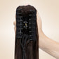 Dark Brown Claw Clip Ponytail Extension segohair.com